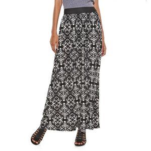 Joe B Juniors black and white maxi skirt